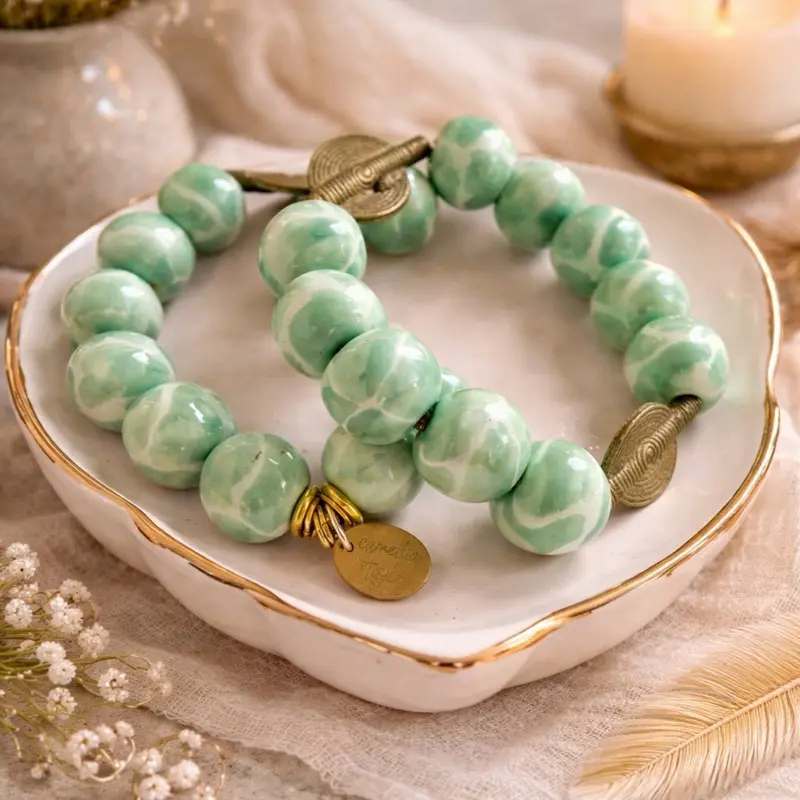 Mint Bloom Bracelet