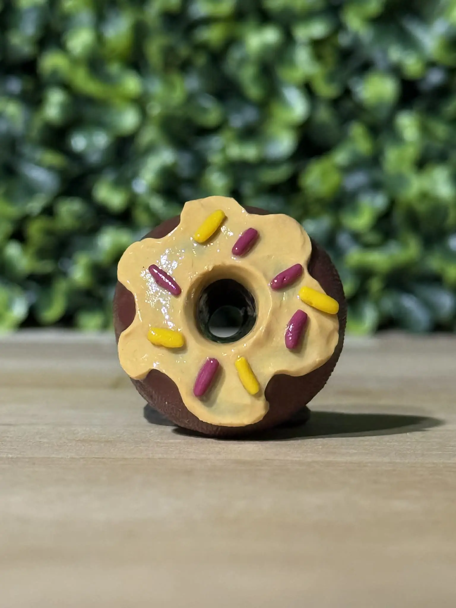 Whimsical Hand-Made Art Magnets Donut