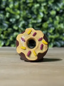 Whimsical Hand-Made Art Magnets Donut