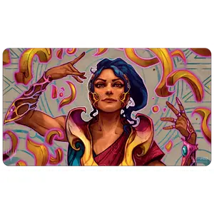 The Lost Caverns of Ixalan Saheeli, the Sun’s Brilliance Standard Gaming Playmat for Magic: The Gathering