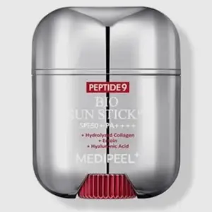 MEDIPEEL Peptide 9 Bio Sun Stick Pro Sun Screen Anti Wrinkle Unisex, On The Go Sun Stick with SPF50, UV Protection, For Extra Skin Care