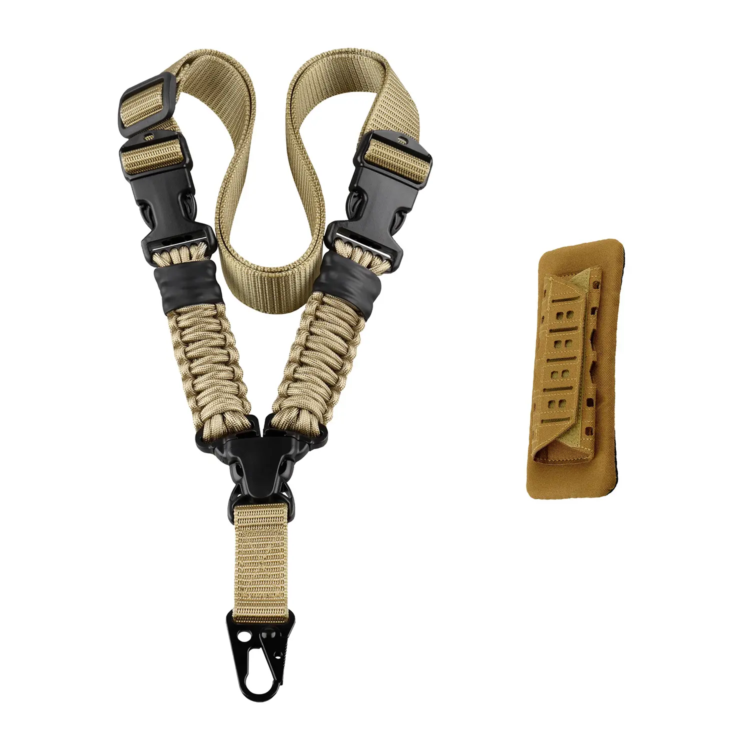 Khaki + Laser Shoulder Pads