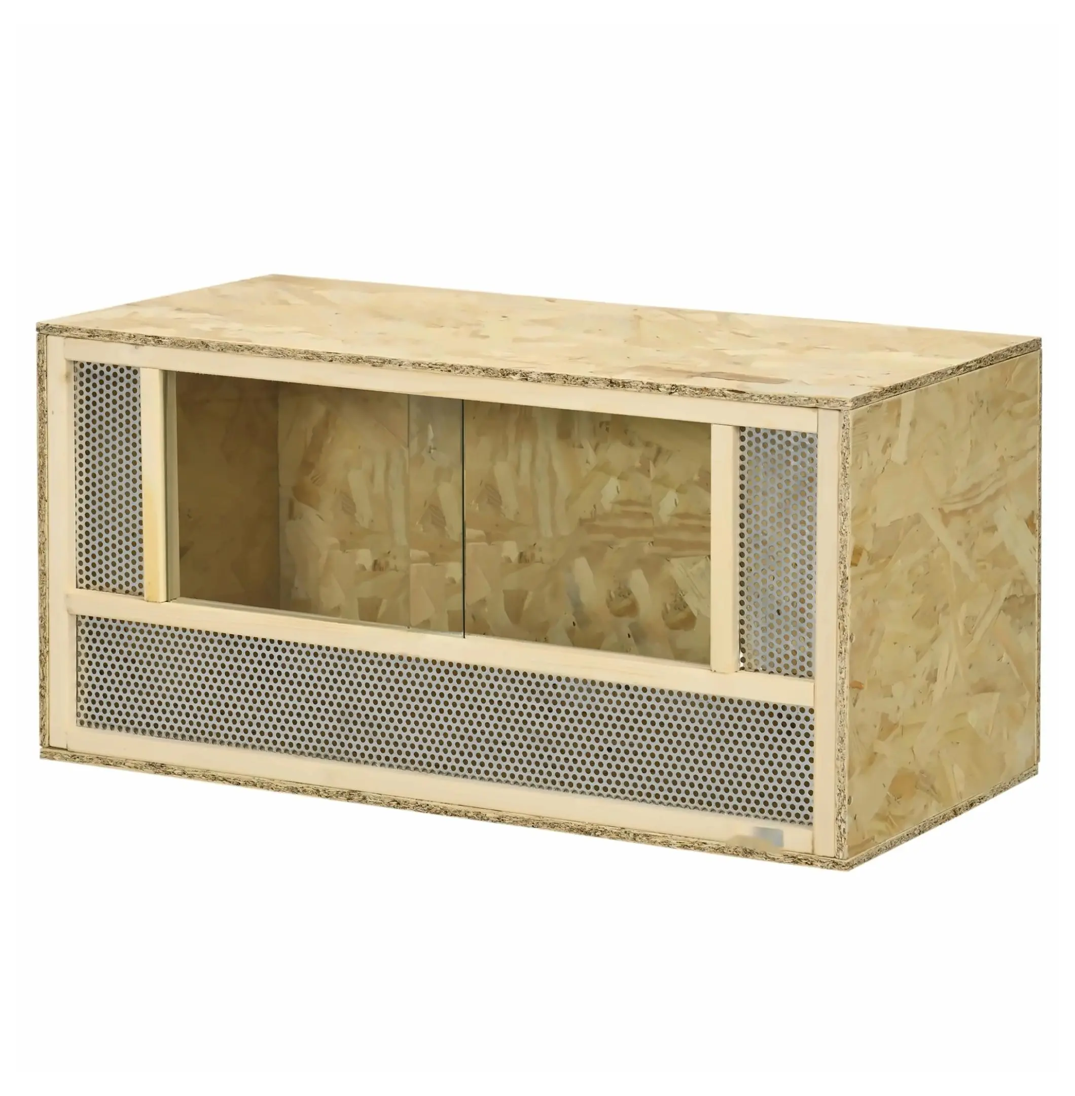 Wooden Reptile Terrarium 31.5"x15.7"x15.7", Sliding Door Habitat for Chameleon, Lizard, Snake, Frog, Turtle default