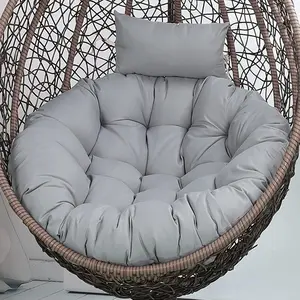 Soft Replacement Cushion for Egg Swing Chair,Hanging Egg Seat Cushion (ONLY Cushion, WITHOUT CHAIR) ,Thick Padded Seat & Headrest Pad, Soft Hanging Hammock Cushion for Indoor Outdoor Garden Patio Use