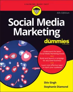 USED-Social Media Marketing for Dummies by Singh, Shiv (Paperback)