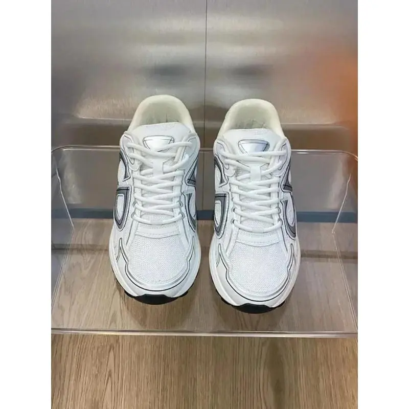 Men's B30 Low Top Trainers - Breathable Mesh Round-Toe Patchwork Lace-Up Male Shoes, Spring-Summer Fashion Casual Sports Walking Footwear