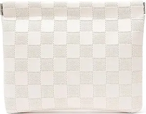 Compact faux leather makeup pouch for handbags, mini beauty essentials holder, self-closing design, water-resistant travel organizer for lipstick, coins and daily accessories for women