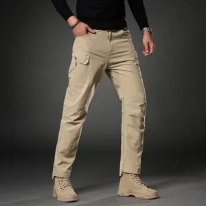 Men's Cargo Pants Ripstop Water Resistant Hiking Work Pants Outdoor Multi Pockets Army Tactical Pants
