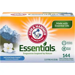 Arm & Hammer Dryer Sheet 144ct Mountain Rain