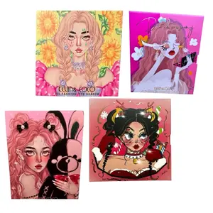 In A World Of Roses Be A SunFlower 105 Color Beauty Palette/Kevin and CoCo/ 84- Reindeer babe Color palette/KCC Bunnie and Me 62-Color Beauty Book with mini highlighter inside/DrakenSang-102 Color Beauty Box- 48 Color Girl&Wine beauty box-Cosmetics