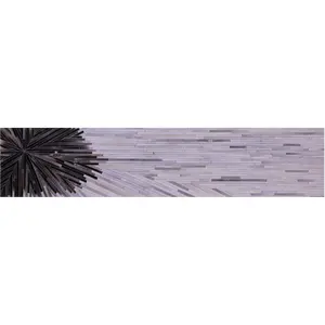 2' 6" X 12' 0" Brown & White Natural Cowhide Hand Stitched Runner Rug - C5815