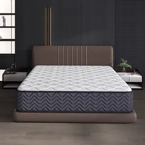 【Good value】12/14 Inch Twin, Full, Queen, King Mattress Memory Foam And Spring, Hybrid MattressMedium Firmness, Lumbar Support, For Home Rooms Hotels, Boxed Halloween ChristmasGift Furniture Ergonomic queen size mattress Interior Modern