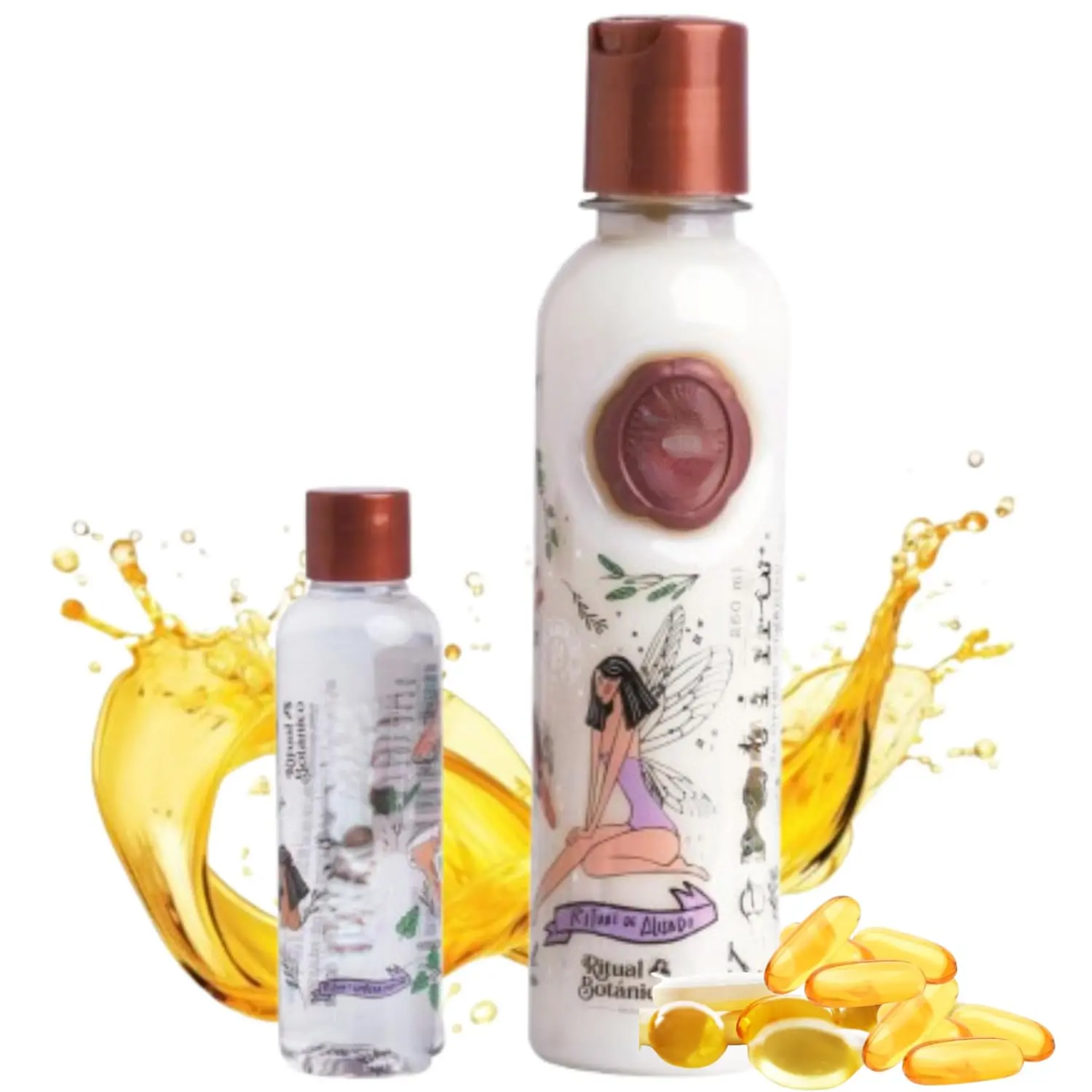 BOTANICAL RITUAL Organic Keratin 250 ML - 12 Natural Oils and Amino Acids that provide shine, silkiness and nutrition. Keratin for hair straightening for 4-6 months. With Argan, Green Tea, Shea,