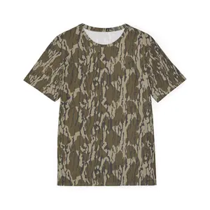 Mossy Oak Washed Out Camo Tee | NEW POLYESTER VERSION | ORIGINAL BOTTOMLAND | Camo T-Shirt | Camouflage  Crewneck Shortsleeve