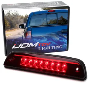 iJDMTOY Dark Red Lens Full LED High Mount Third Brake/Stop Light Assembly For Toyota 2016-23 Tacoma 2-Door Cab ONLY & 1995-2015 Tacoma