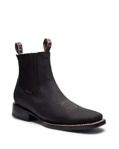 JP Western Dress Boots / Chocolate Nobuck