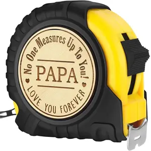 Papa Gifts for Grandpa – Personalized 25FT Engraved Tape Measure, Father’s Day Tool Gift for Dad, Grandfather, Pop, Best Papa Birthday Gift from Grandkids, Christmas Gift for Handy Men, Carpenter, DIY Dad, Sentimental Gifts for Him, gifts for dad