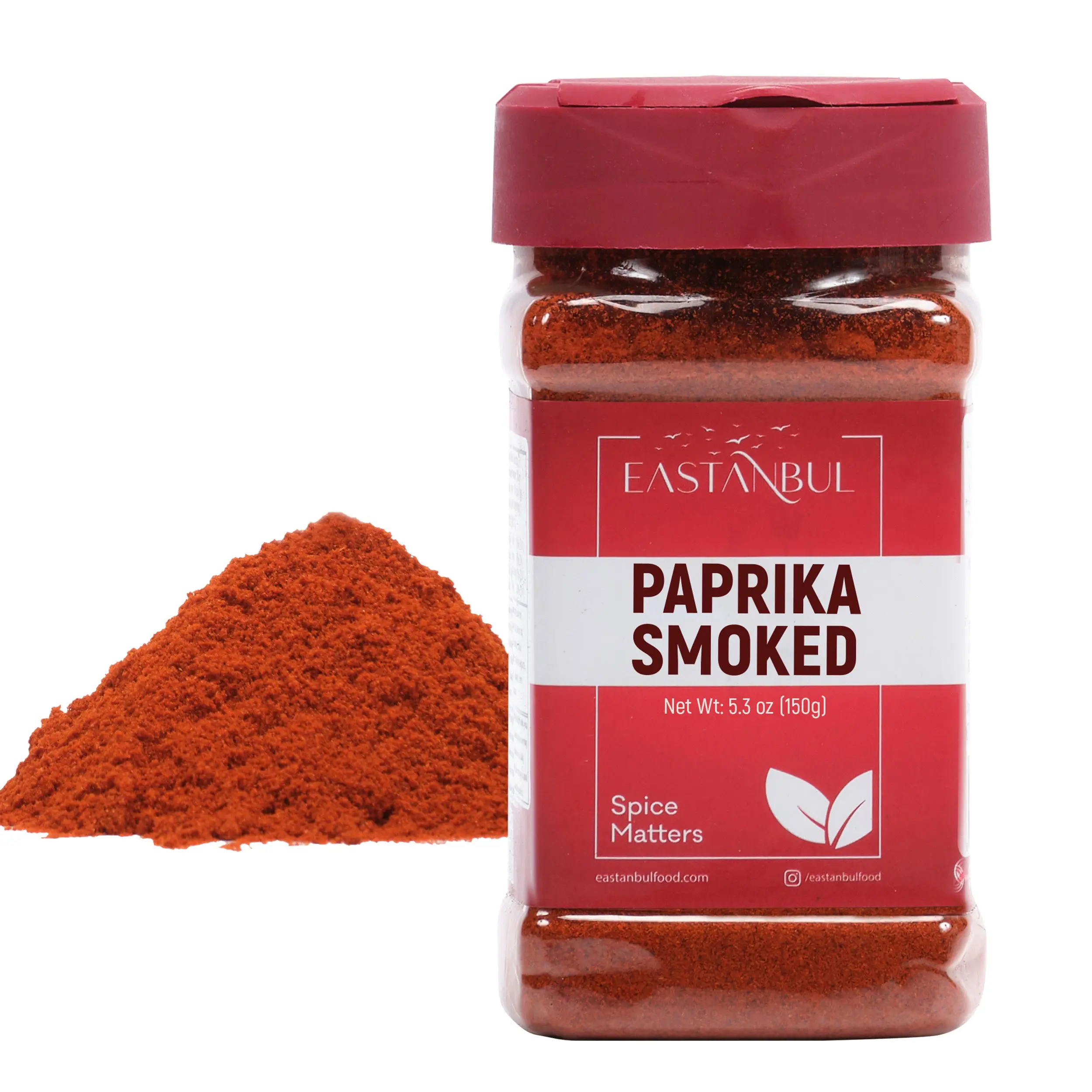 Eastanbul Smoked Paprika Powder,Ground Spanish Paprika,Smoky Paprica,5.29oz Eastanbul Smoked Paprika Powder,Ground Spanish Paprika,Smoky Paprica,5.29oz