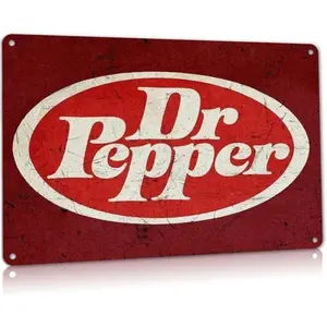 Advertising Pepper Vintage Look Retro Wall Decor Home Decor Bar Metal Sign 8x12in