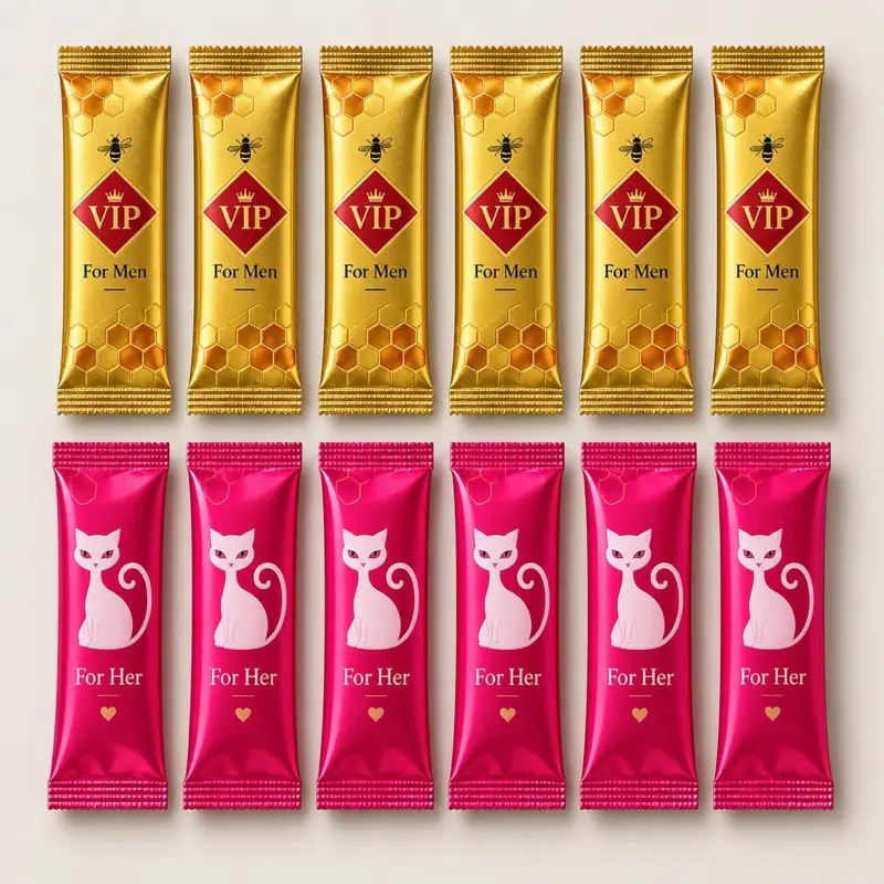 Organic Honey Bundle - 12 Sachet x20g with Bee Pollen & Pure Honey Jelly - For Him and Her