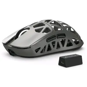 Attack Shark R2 Gaming Mouse with PAW3950 Sensor 42000 DPI 8000Hz Polling 100M Clicks Tri-Mode Connectivity 200H Battery Life
