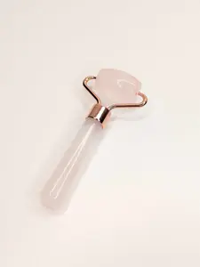 Rose Quartz Mini Facial Roller - Crystals & Stones