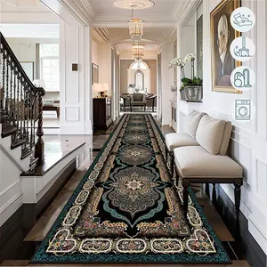 Vintage Persian Style Rug, Decorative Area Rug, Soft Comfortable Long Hallway Runner, Outdoor Carpet, Ideal for Cafe Decor & Halloween Gift