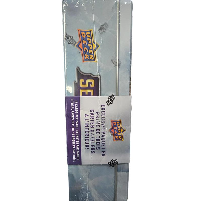 UPPER DECK 2025-26 NHL HOCKEY Series ONE Collectors Tin with Bonus Pack - Perfect for Fans and Collectors - Includes Latest NHL HOCKEY Series ONE Cards