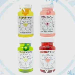 Fun Flavored Catnip Bubble Toy - Safe for Cats, Available in Various Colors, Fun and Engaging for Playtime