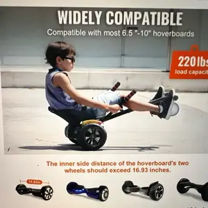 *Product Name: VEVOR Hoverboard Seat Attachment, Compatible with All 6.5"8"8.5"10"Hoverboards, Grips Control, Adjustable Fram