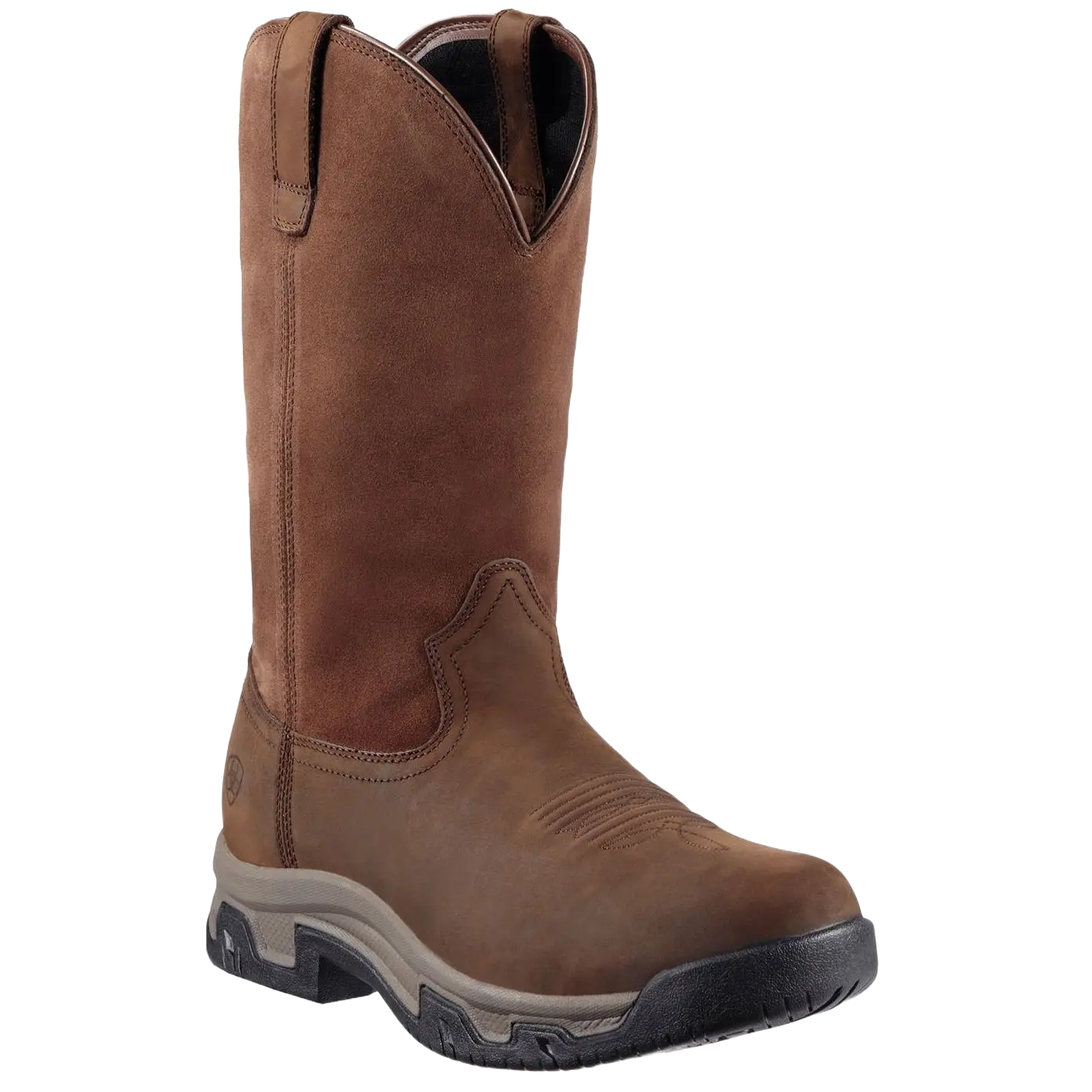 Ariat® Men's Terrain Pull On H2O Distressed Brown Boots 10011829