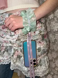 The Ruffle Phone Wristlet