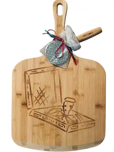 Pizza Board & Cutter Set