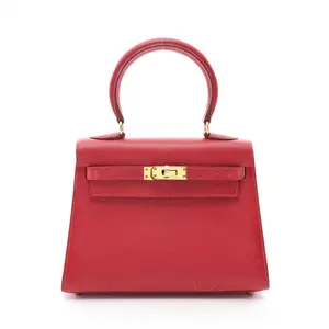Pre-owned HERMÈS Calfskin Shoulder Bags Hermes Mini Kelly Sac a Depeches Chevre Cuir Handbag