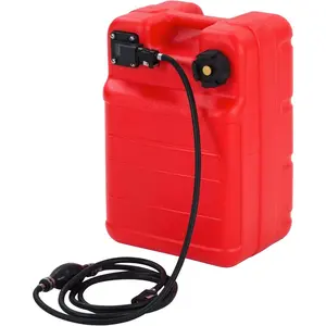 Heavy Duty Marine Fuel Tank Set – 14.5 Gallon/24L/12L Portable Outboard Gas Can with Leak-Proof Vent Cap & 9.8Ft Hose – Durable Fuel Storage for Fishing Boats, Yachts, Deck Boats, Outboard Motors – Compatible with 6–11mm Hose
