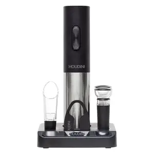 Houdini Stainless Steel Electric Auto Wine Corkscrew Set
