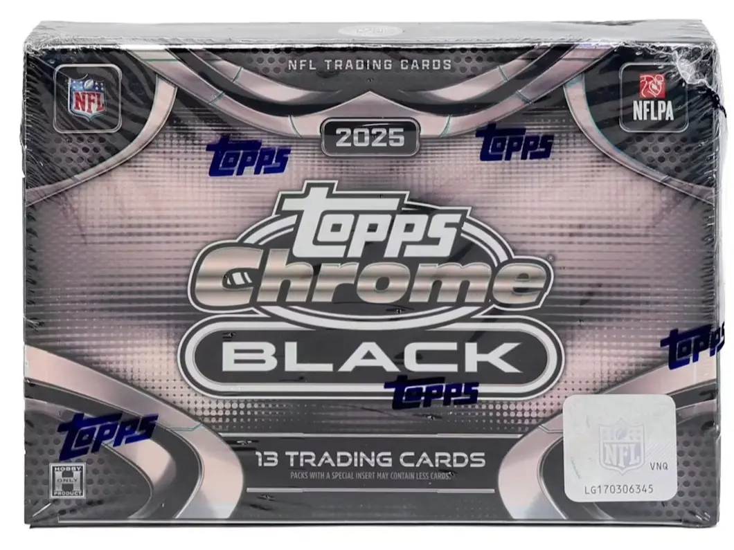 2025 Topps Chrome Black Football Hobby Box *Ripped Live*