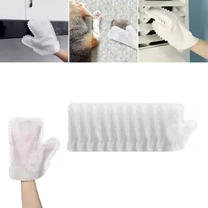 30pcs White Disposable Dusting Gloves Slip Kitchen Cleaning Gloves for Washing Dishes Electrostatic Home Cleaning