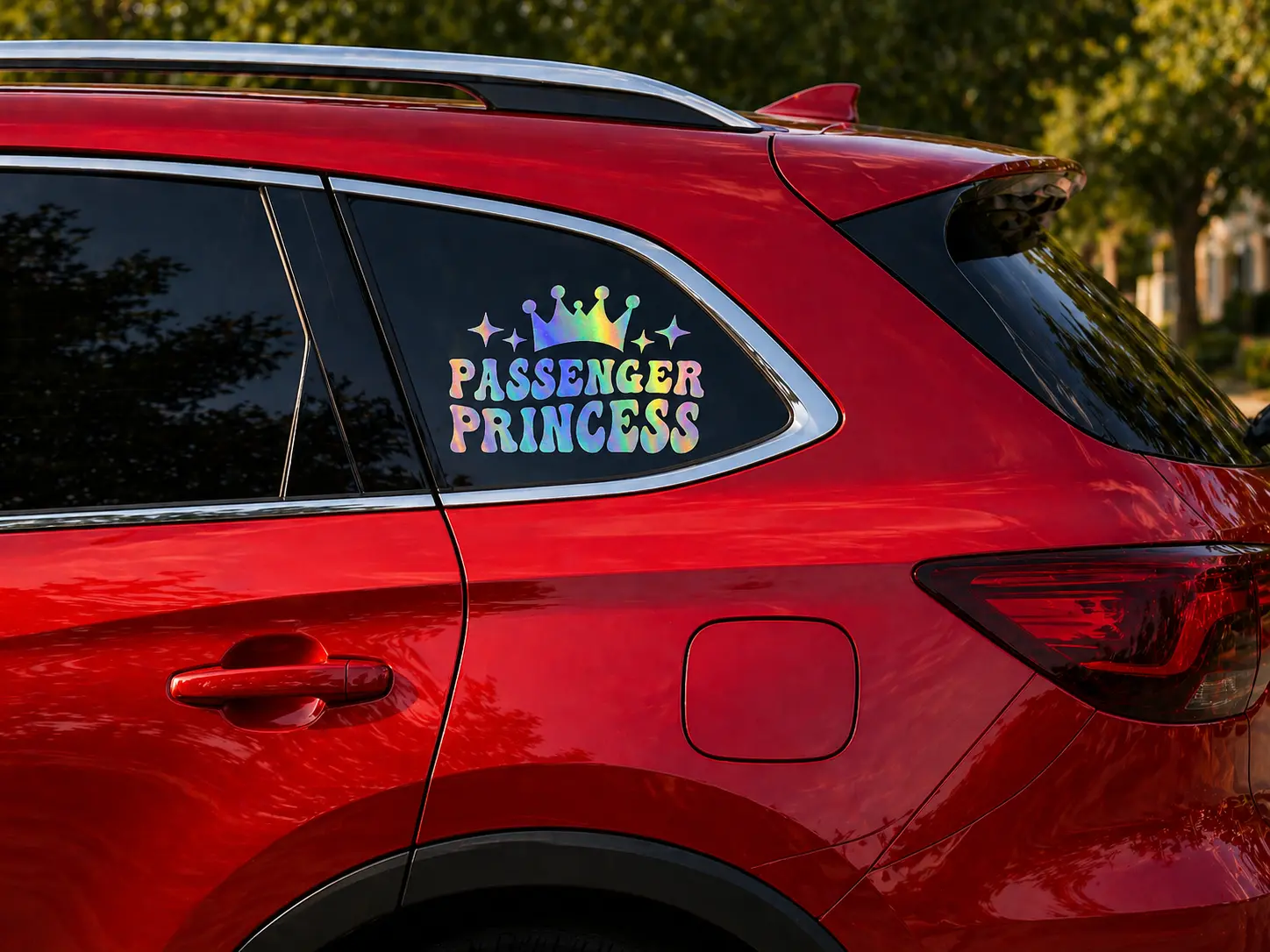 Passenger Princess Car Stickers - Vinyl - High Quality - Variety Of Colors