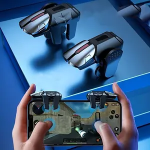 New Mobile Game Controller Triggers, Auto Mobile Game Accessories Artifact, Finger Trigger Sensitive Shooting Target Button, Intelligent Mobile Game Controller Handle, Gaming Set, The ideal gift for game enthusiasts, Ideal Christmas present
