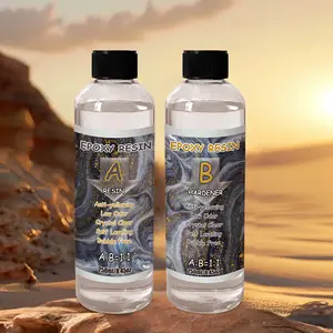 Crystal Clear Epoxy Resin Set 230ML/500ML/1000ML, High Hardness Non-Yellowing, Safe DIY Starter Kit for Crafts Jewelry Making Casting Beading Making Diy Beads