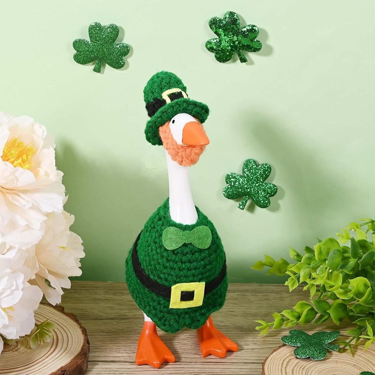 5 Multi Set 7 Inch Desk Goose Outfits Mini Desktop Goose Clothes and Accessories for Magnetic Goose Key Holder Cute Desk Goose Clothes Home Decor Perfect Housewarming Gift