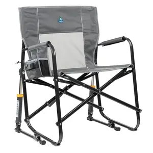 GCI Outdoor Freestyle Rocker XL, Oversized Foldable Camping Chair for Sports & Hiking Activities