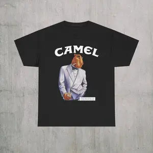Camel Head Gentleman Tee | Camel logo Graphic T-shirt