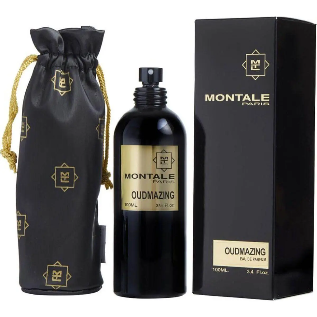 Montale Oudmazing Unisex Eau de Parfum (EDP) - 3.3/3.4 oz, 10ml, New in Box, Woody Floral Fragrance with Citrus, Fruity, Jasmine, Musk, Vanilla Notes, Liquid