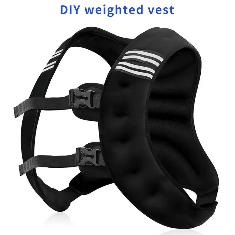 Weighted Vest Fitness Vest Men's Running Training Vest Weighted Shirt No Iron Sand Hollow Vest