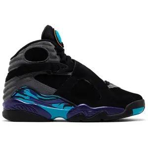 Nike Air Jordan 8 Retro Aqua (2025) 305368-006 Youth Fashion Shoes New