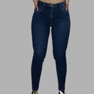 Jean Skinny Fit Colombian Style CBJ-101 High Waist Denim Pants for Women