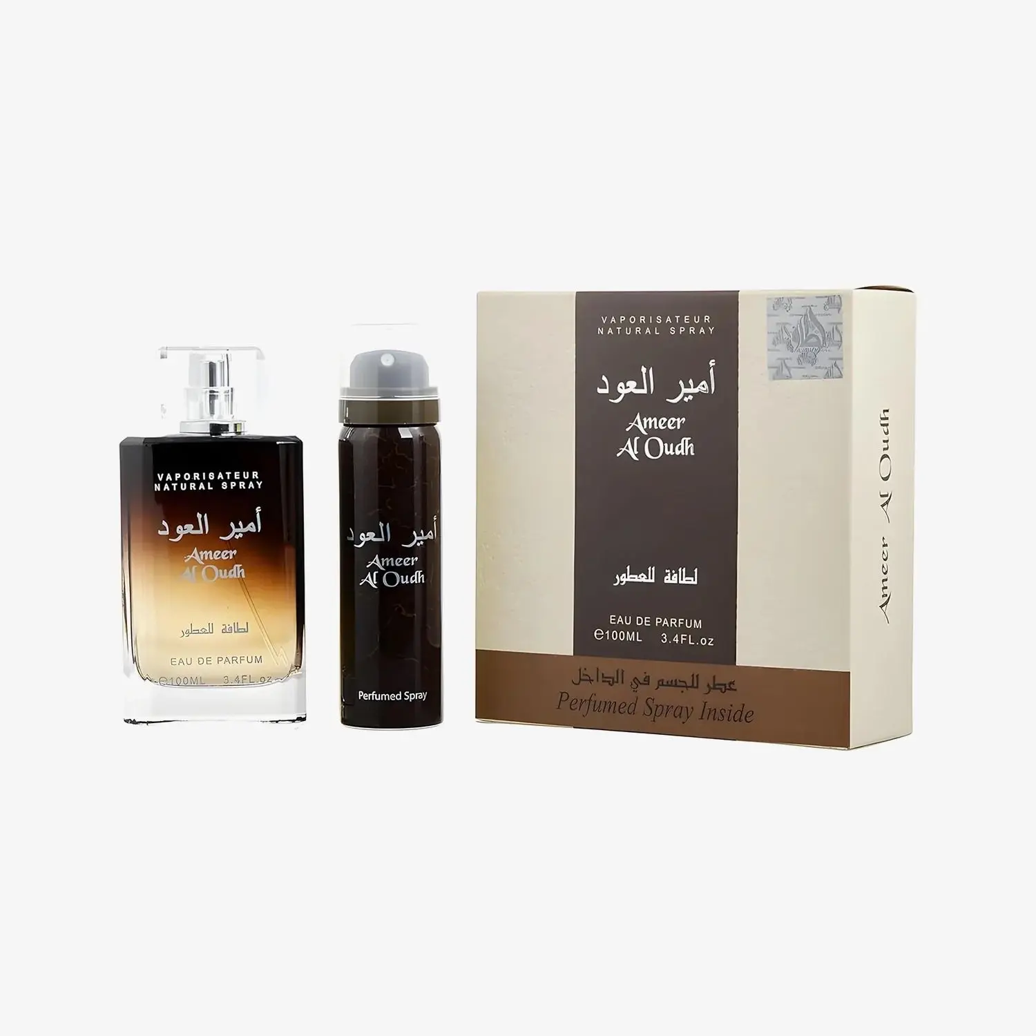 Lattafa Men's 3.4 Ounce Ameer Al Oud Eau de Parfum