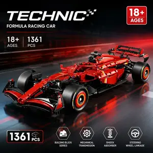 1361 Piece Formula Racing Building Set, Adult and Child Toy Gift, Educational Block Puzzle, Birthday Present for Boys and Girls